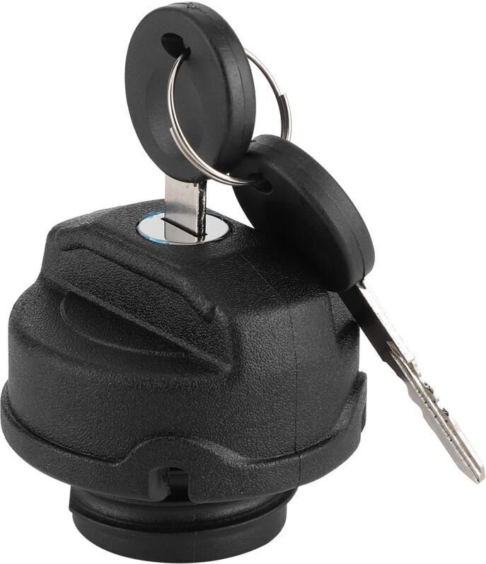 Bouchon De Reservoir Carburant Noir ABS Avec Verrouillage Et 2 Clés Compatible VW Beetle Polo Caddy