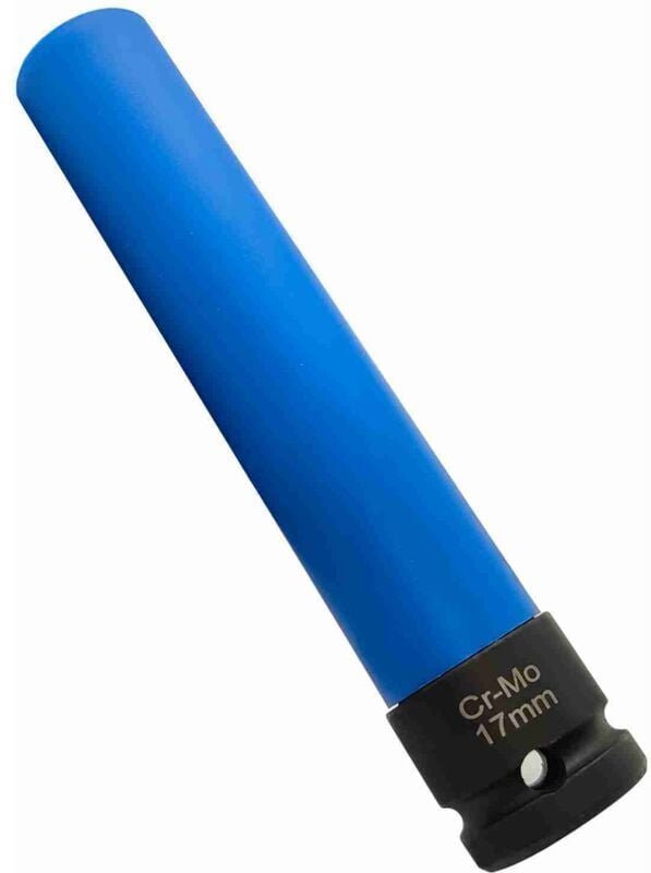 Zoternen - 17-mm-Radmuttern-Schlagnuss, 1/2-Zoll-Antrieb, cr-mo, extra tiefe, dünnwandige, nicht beschädigende Nuss