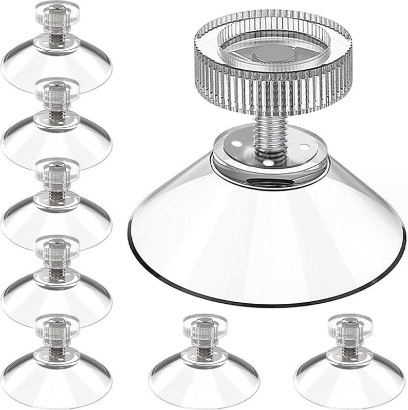 CCYKXA Lot von 20 Mehrzweck-Ventouses Ø 32mm mit Filetage M4x10mm für Vitres, Tables en Verre, Salle de Bain, Voiture, a...
