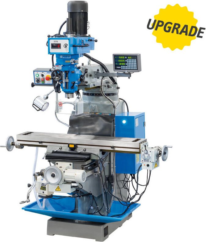 Schnelle Kopffrasmaschine mit Wechselrichter und Display 225 kW 400V Fervi f060i