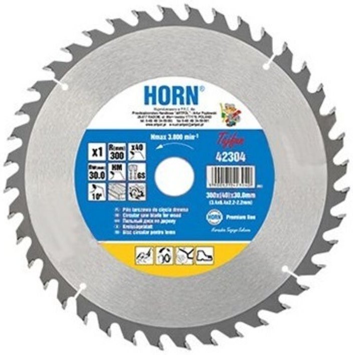 WIDIA-SÄGEBLATT ZUM SCHNEIDEN VON HOLZ 150x222 40 Z