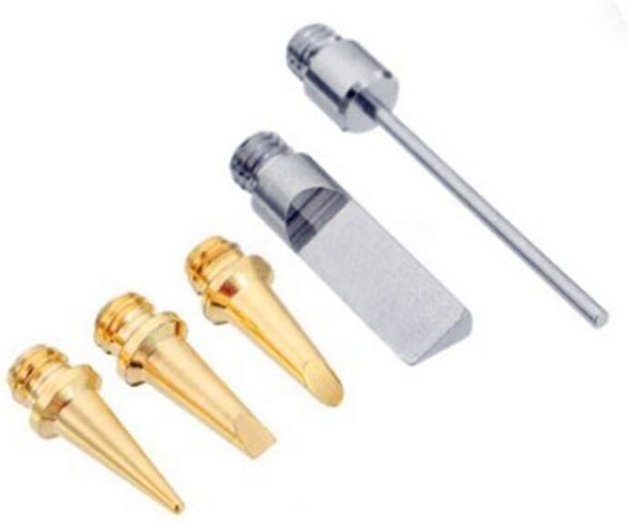 Lötkolbenspitzen, Butan-Lötkolbenspitzen Ersatz-Lötspitzen-Kit für das Schweißen von Gaslötkolben - Lntyq