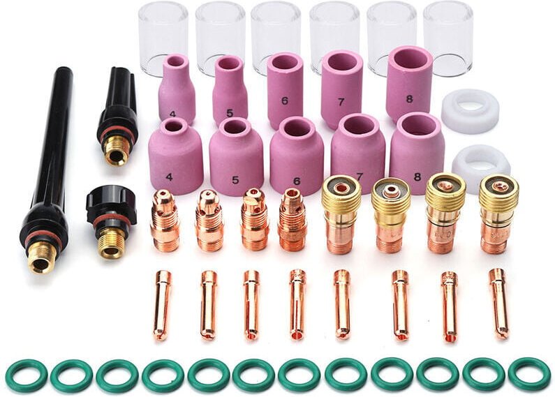 TIG Zubehör WP17/18/26 Serie 49 Sets (10 Glas)