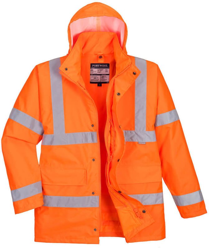 Hi-vis 4-in-1 Parka Farbe: Orange Größe L - Portwest