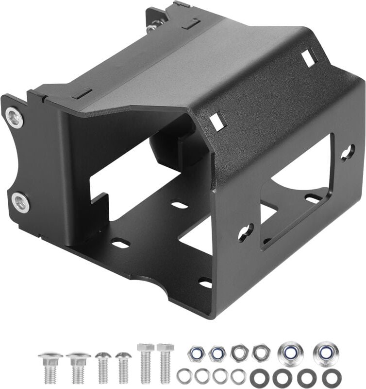 Mophorn ATV-Windenhalterung, 907–1633 kg Tragkraft, Montageplatte für Polaris Sportsman ab Baujahr 2009, mit 2 Befestigu...