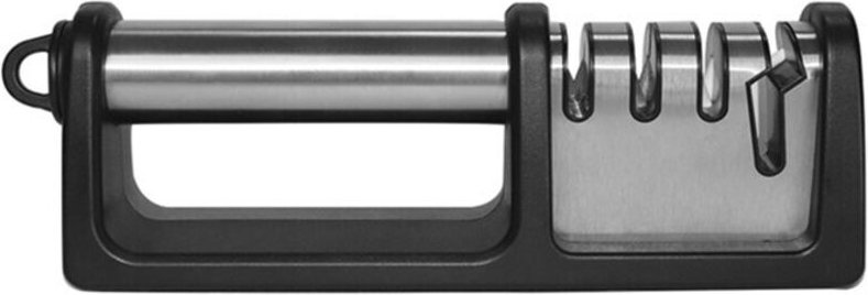 4-in-1 Messerschärfer – Manuell, Keramik/Edelstahl, rutschfester Standfuß, inklusive Scherenschärfer