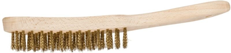 Thumbnail - Handbürste hbu 4reihig Messing-Draht-Ø0,30 universell einsetzbar - Pferd