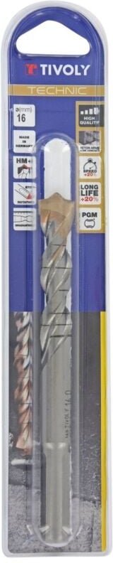Betonbohrer, Durchmesser 16 mm, Länge 160 mm TIVOLY Tivoly