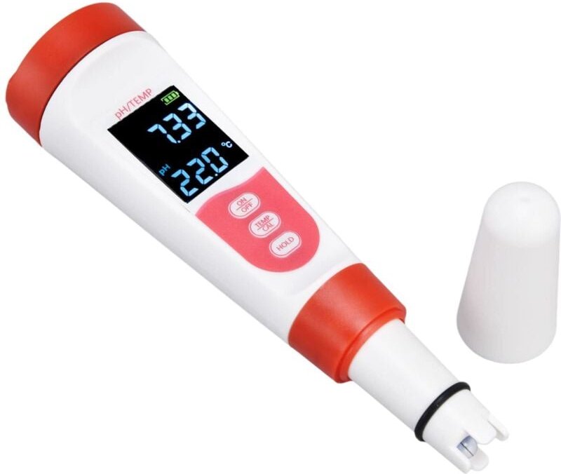 Wasserqualitätsmessgerät, pH-Tester, robustes ABS-Material, LCD-Anzeige für genaue Messungen, vielseitig einsetzbar in L...