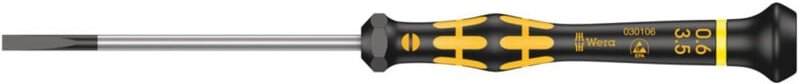 Elektronik- Schraubendreher esd Schlitz 3,5x0,6x80mm Wera