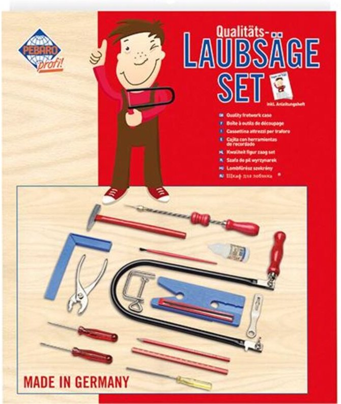 Laubsägeset im Buntkarton Modell 925P Bausch