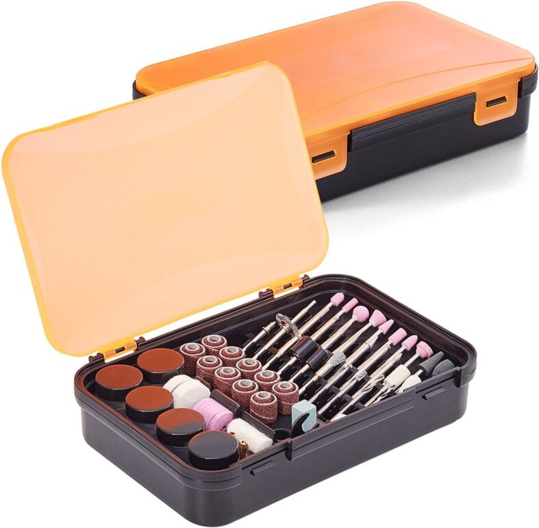 Mophorn - Rotationswerkzeug-Zubehörset 357-teilig, 1/8-Zoll-Schaft-Rotationswerkzeug-Set, universell passend für elektri...