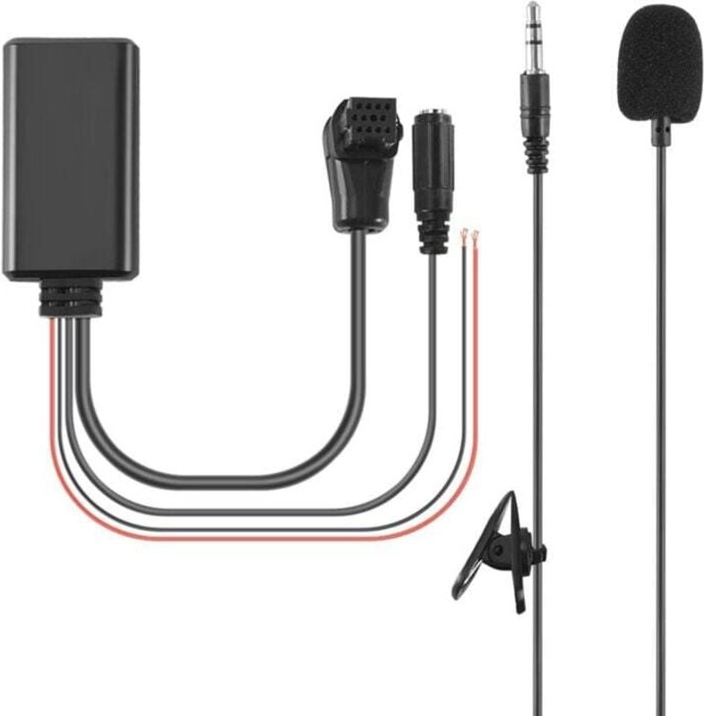 Bluetooth 5.0-AUX-Kabel mit Mikrofon für Freisprecheinrichtung und Mobiltelefonanrufe (Adapter für IP-BUS-Radio P99 P01)