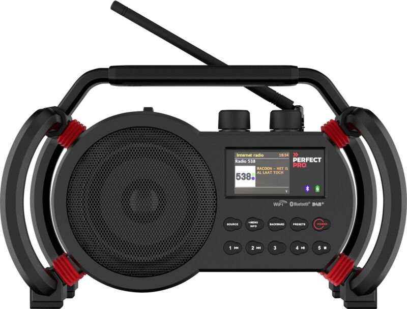 NetBox Baustellenradio Internet, dab+, ukw aux, Bluetooth®, dab+, Internetradio, ukw, usb - Perfectpro