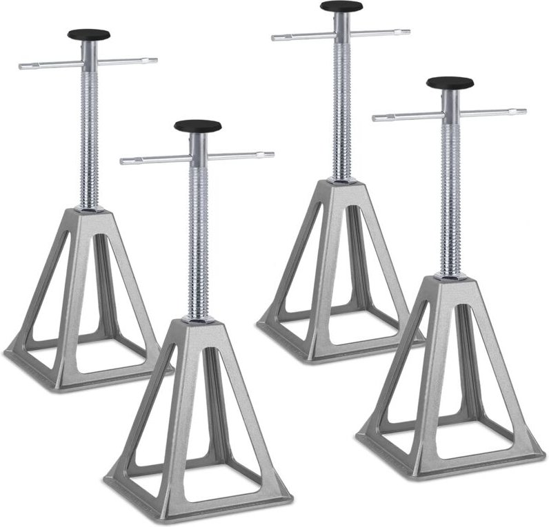 Unterstellbock Unterstellböcke KFZ Auto Stützen Stützbock Höhenverstellbar 28 - 43cm Wohnwagen Zubehör bis 1000 KG Belas...