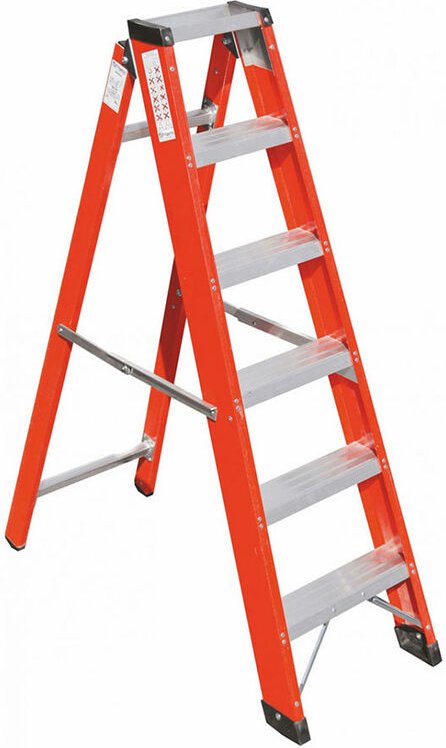 Elektrische isolierte Stehleiter 6 Stufen - hauteur 1.52m - SCAV016/06