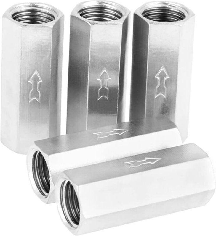 Luftrückschlagventil – 5 Stück Kupfer-Rückschlagventile mit 1/4"-Innengewinde, vollem Durchgang und Einweg-Luftrückschla...