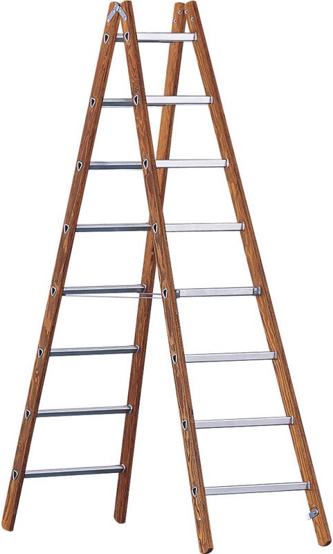 Layher Verbundstehleiter 1028 5 Sprossen