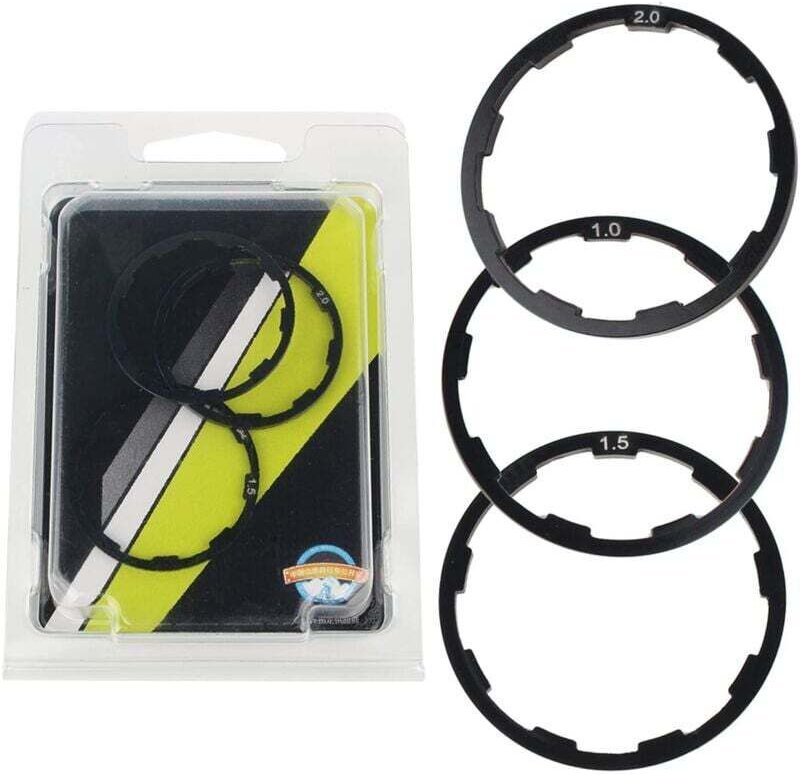 Thumbnail - Vtizikl 3PCS Entretoise de Vélo, Rondelles de Roue Libre de vélo Entretoise de moyeu de Volant dinertie de Cassette Join...