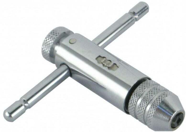 Ratschen-Gewindebohrer- und Schneideisenhalter, Größen 5 bis 12 (Linksdrehung)