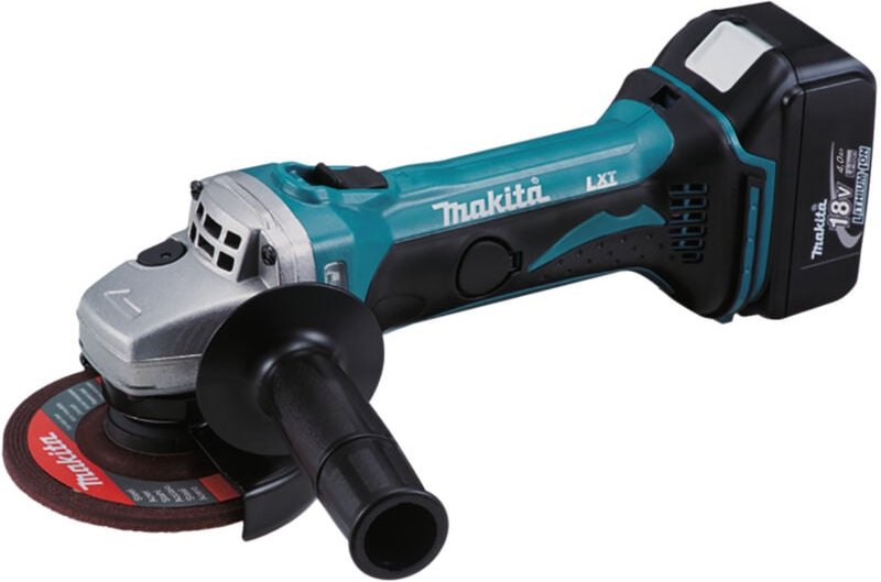 DGA452RME 18V Lithium-Ionen Akku Mini-Grinder 115mm (2 Akkus und Ladegerät) - Makita