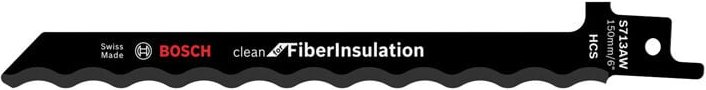 Bosch 2x Säbelsägeblatt S 713 AW Clean for Fibre Insulation - 2608635521