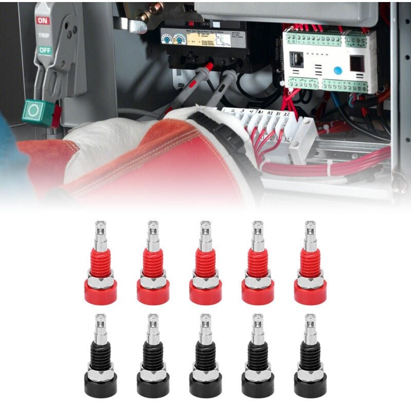 KZQ - 2-mm-Bananenbuchse, Bananensteckerbuchse, Panel, Multimeter, Prüfspitze, Klemmenanschluss für Industriegeräte