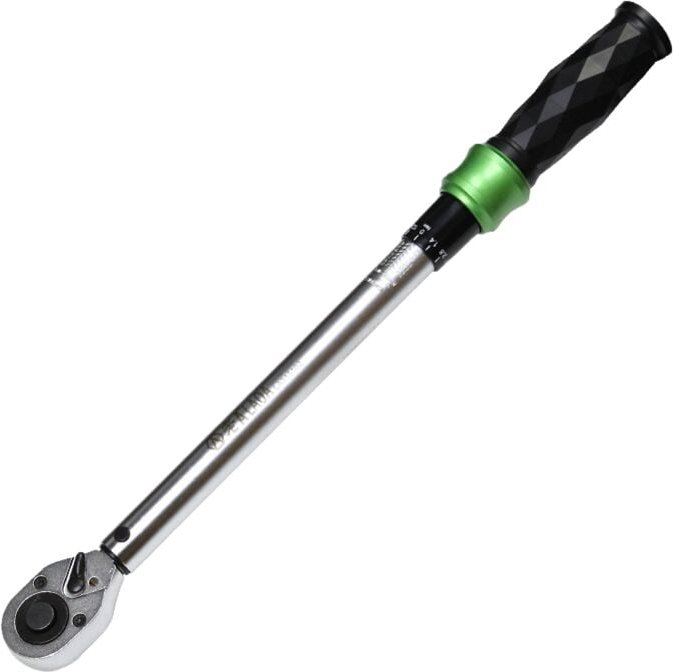 Hochpräziser voreingestellter Drehmomentschlüssel mit 1/2-Umschaltknarre, 28–210 Nm, 460 mm