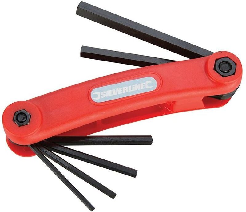 Innensechskantschlüssel, metrisch, 7-tlg. Satz 2,5–10 mm