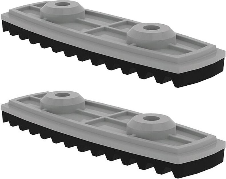 Munk - Günzburger Steigtechnik 2x nivello-Fußplatte Standard für Holmhöhe 85 / 98 mm - 019210