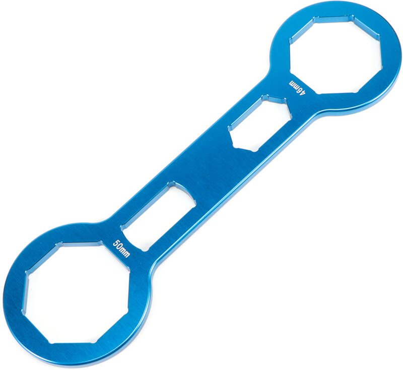Fahrradgabel, 4,6 cm/5,1 cm Gabelkappenschlüssel, Gabelkappenschlüssel, Vorderradstoßdämpfer, Montage- und Demontagewerk...