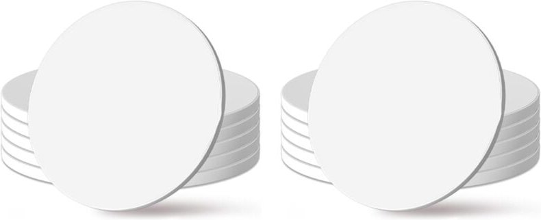 Tlily - Kuchenbretter, 10--Kuchentrommel-Kuchenbretter 10 Rund - Biegefester, Mehrschichtiger Kuchenboden für Präsentati...