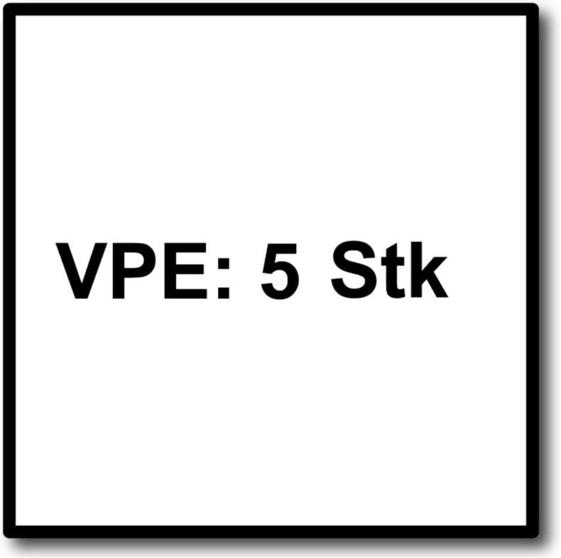 5x Stichsägeblatt s 75/1,5 - 204268 - Festool