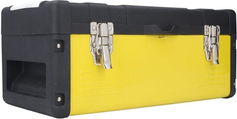 Großer tragbarer Werkzeugkasten, Organizer für Reparaturwerkzeuge, Aufbewahrungsboxen aus Kunststoff und Eisen SK-1159-1...