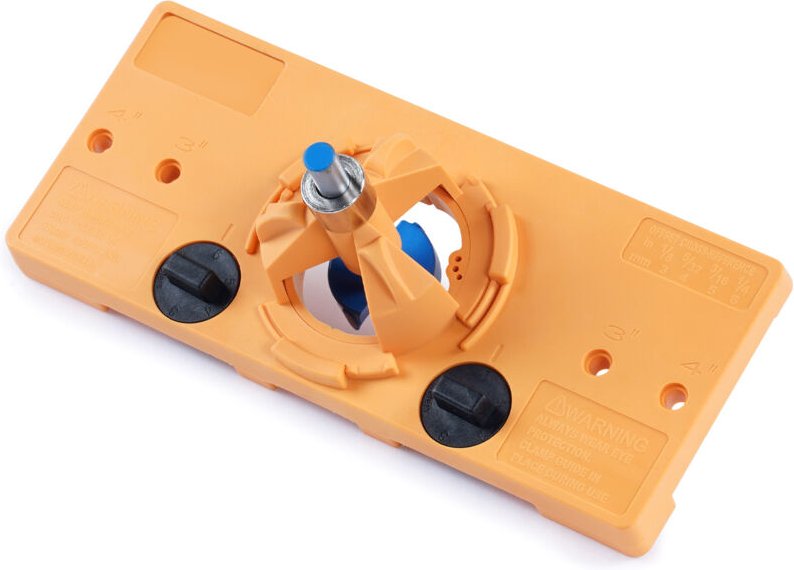 Mophorn Vorrichtung für verdeckte Scharniere, Vorrichtung für Schrankscharniere mit C-Typ-Klemme, Konstruktion aus PA66-...