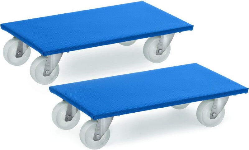 Fetra Möbelroller 2er-Set Polyamidräder 500kg Tragkraft