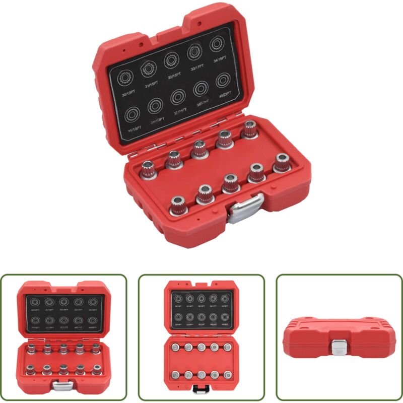 Felgenmuttern - 10-tlg. Radmuttern-Set Felgenschloss für BMW