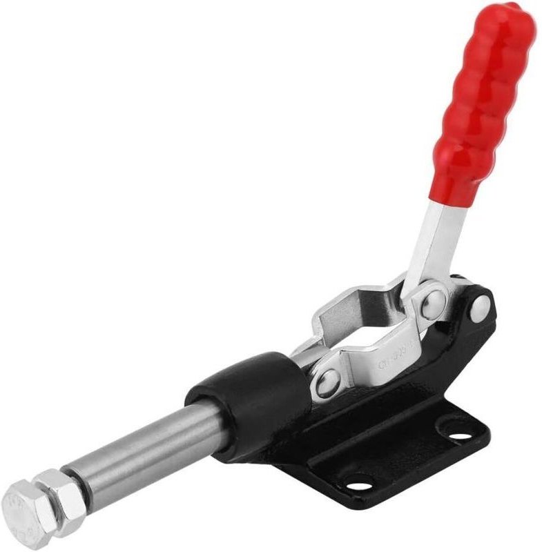 Kniehebelklemme, vertikales Entriegelungswerkzeug für die Haltekraft einer Kolben-Kniehebelklemme