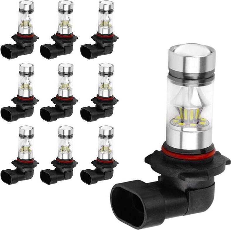 10 Stück Led-Birne H11 H8 H9 H16 100 w 6000 k 2323 20LED 100 w Super Power Auto Nebelscheinwerfer Fahren Drl Dayti