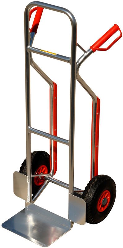 Pro-Bau-Tec Aluminium Stapelkarre mit Treppenrutsche 150kg Tragkraft