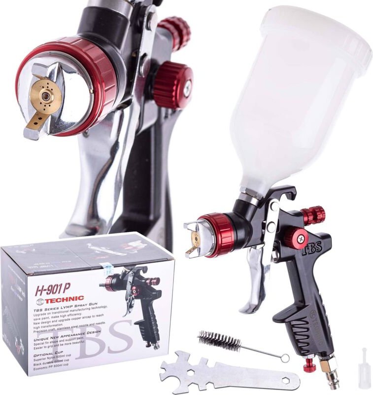 Lvmp-Spritzpistole, 1,7-Mm-Düse, Zum Lackieren Von 600-Ml-Lacken