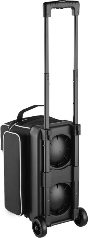 Mophorn Bowlingtasche für 2 Bälle mit Rädern, Doppelrollen-Design, inklusive separatem Schuhfach und großer Zubehörtasch...