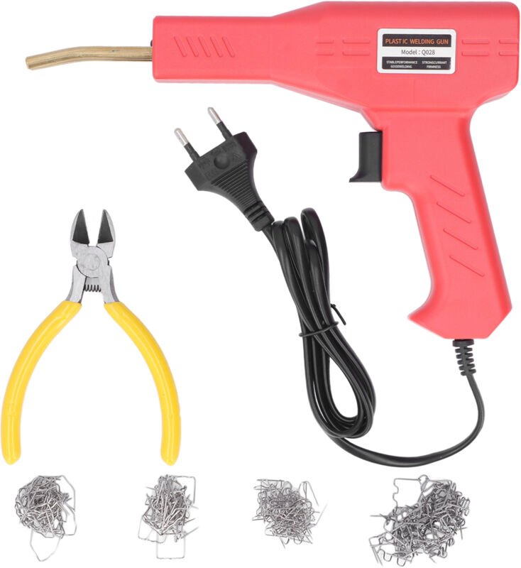 50W Autostoßstangen-Reparatur-Schweißset, professionelle rote Kunststoffschweißmaschine, geeignetes Kfz-Motorrad-Reparat...