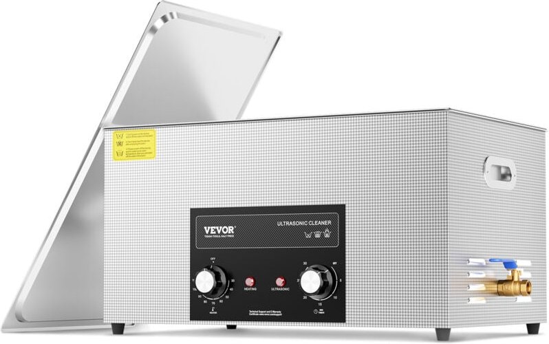 VEVOR 22 L Ultraschallreiniger mit Heiztimer & Korb professionelle digitale Schallkavitationsmaschine, 480 W Reinigungsm...