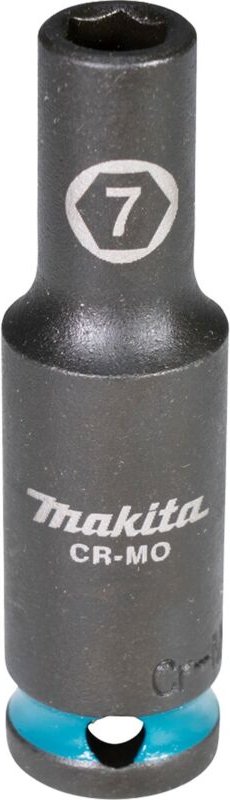 E-16243 Steckschlüssel 3/8" SW7 Impact Black lang - Makita