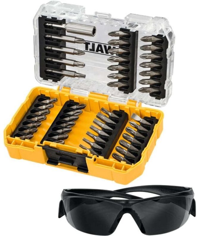 Zubehör - Bit-Set 47-tlg. inkl. Brille DT70703 - Dewalt