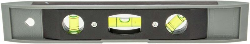 EUROTOOLS Mini-Wasserwaage 230 mm, mit 3 Libellen, magnetisch, T69023