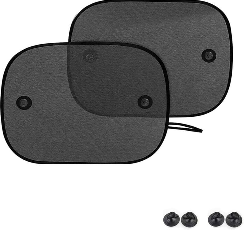 AutoBaby Lot de 2 pare-soleil auto-adhésif pour voiture et enfant avec protection UV - Pare-soleil de voiture pour bébé ...