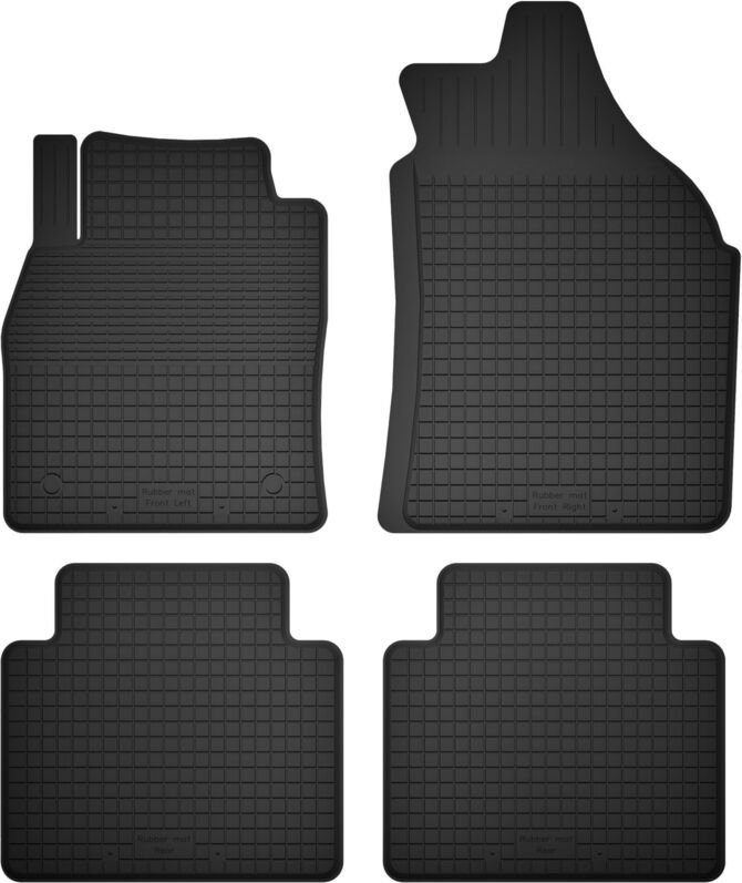 Gummi-Automatten, 4er-Set, Universalmodell: Renault Zoe Limousine (2013-)