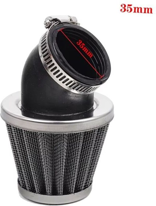 Universeller Luftfilter für Motorradmodifikationen, Pilzkopf-Luftfilter, Pilzkopf-Luftfilter, 35 mm